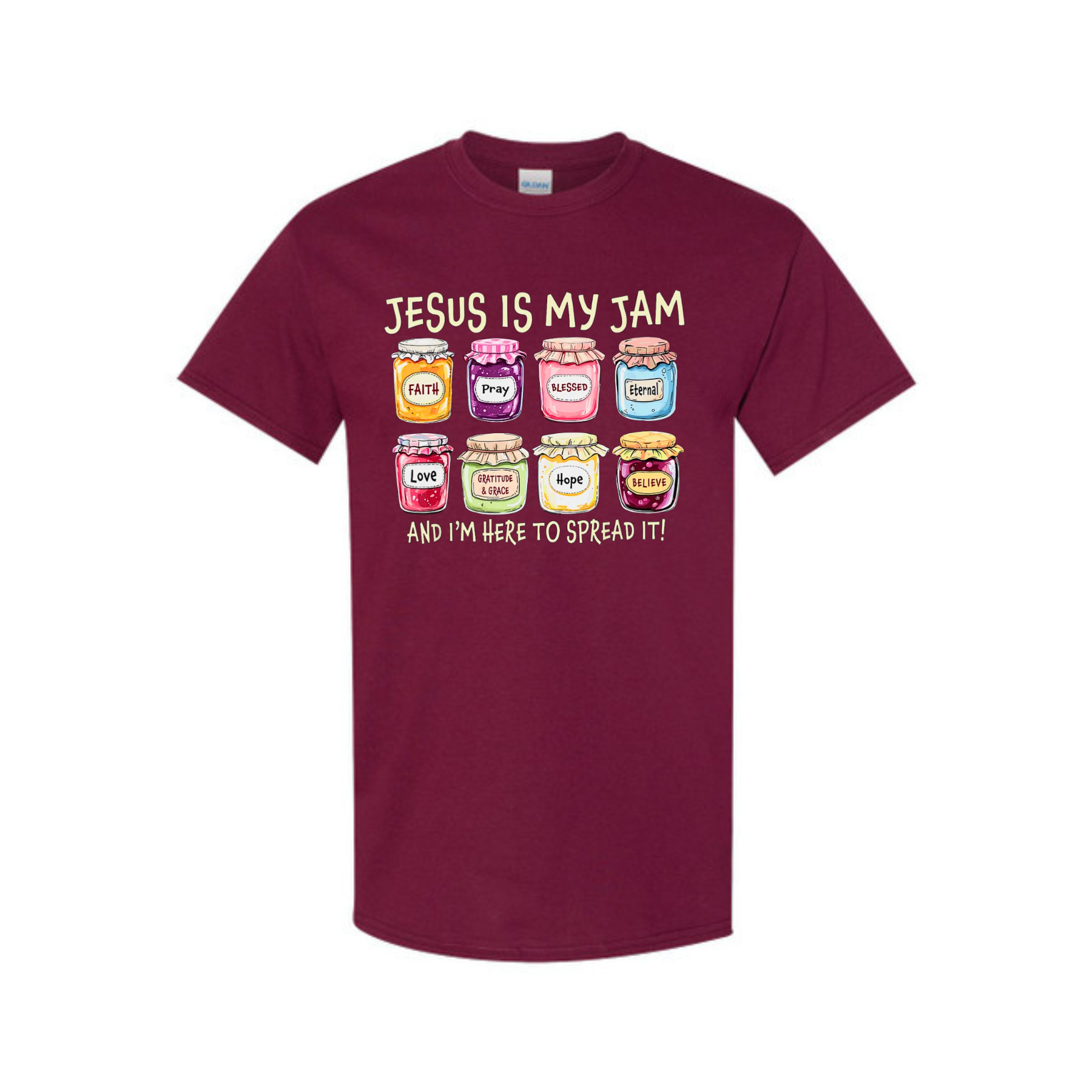 "Jesus Is My Jam" Christian T-Shirt – Unisex Casual Short Sleeve Tee
