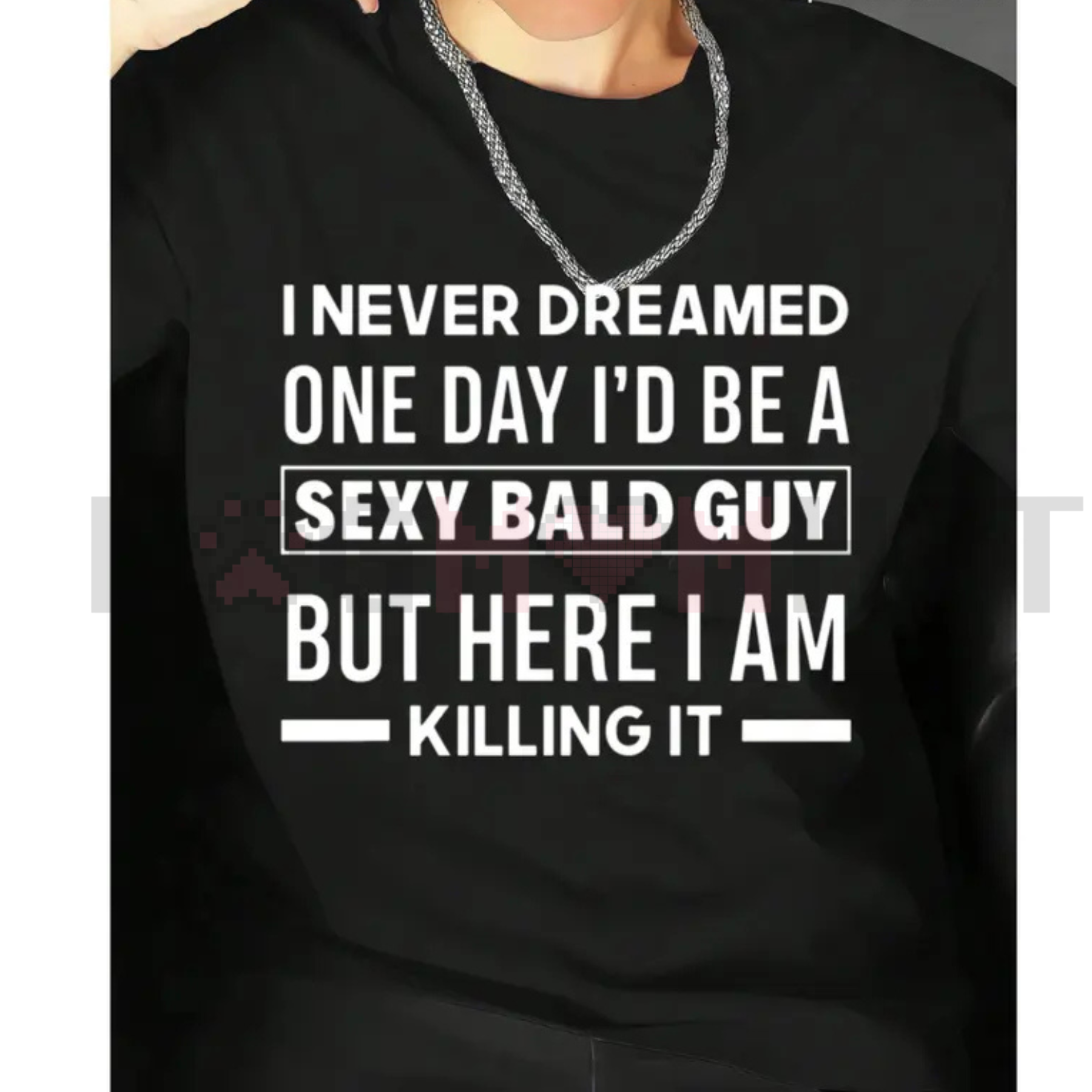 "Sexy Bald Guy" Hilarious T-Shirt for Men
