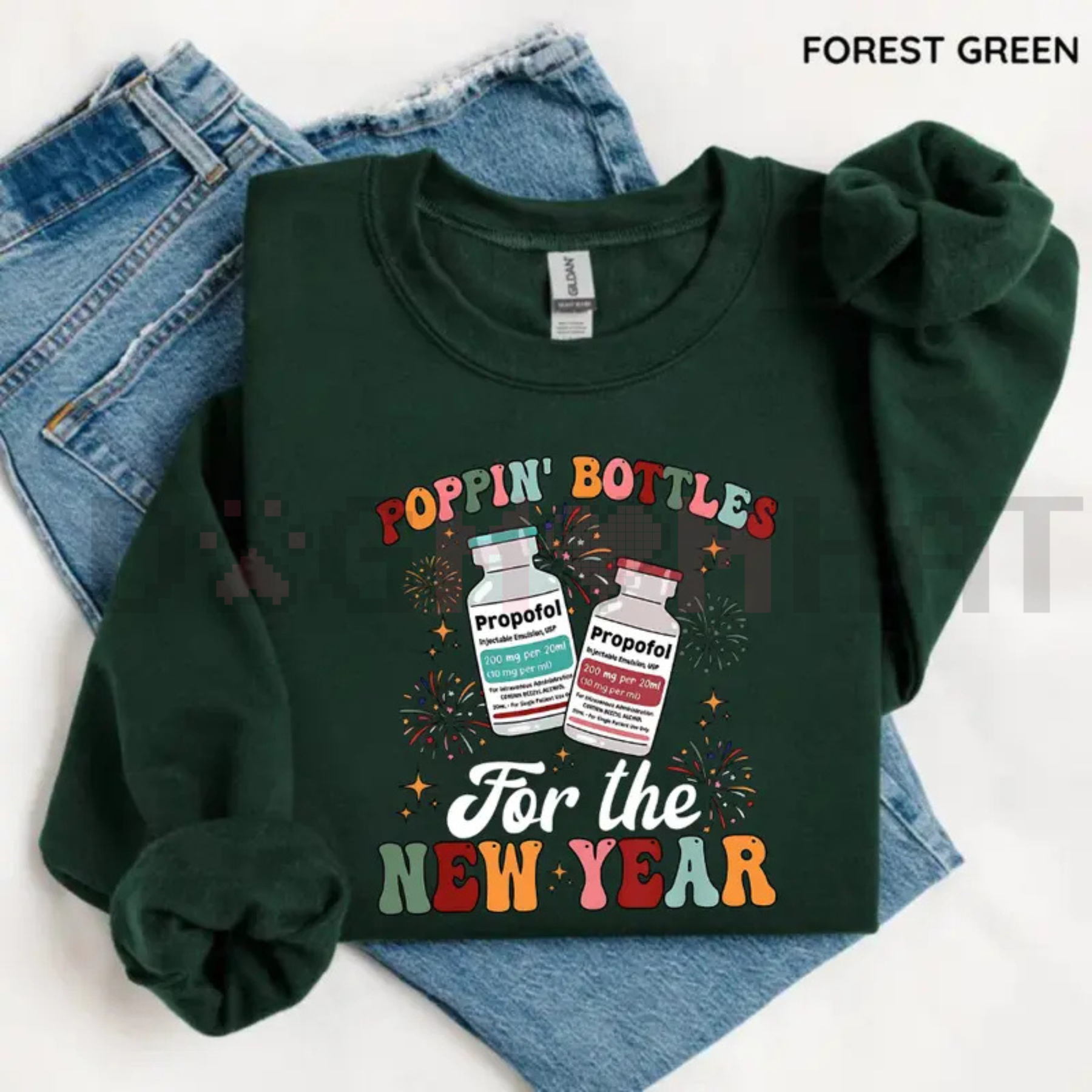 ICU Nurse New Year 2026 Sweatshirt