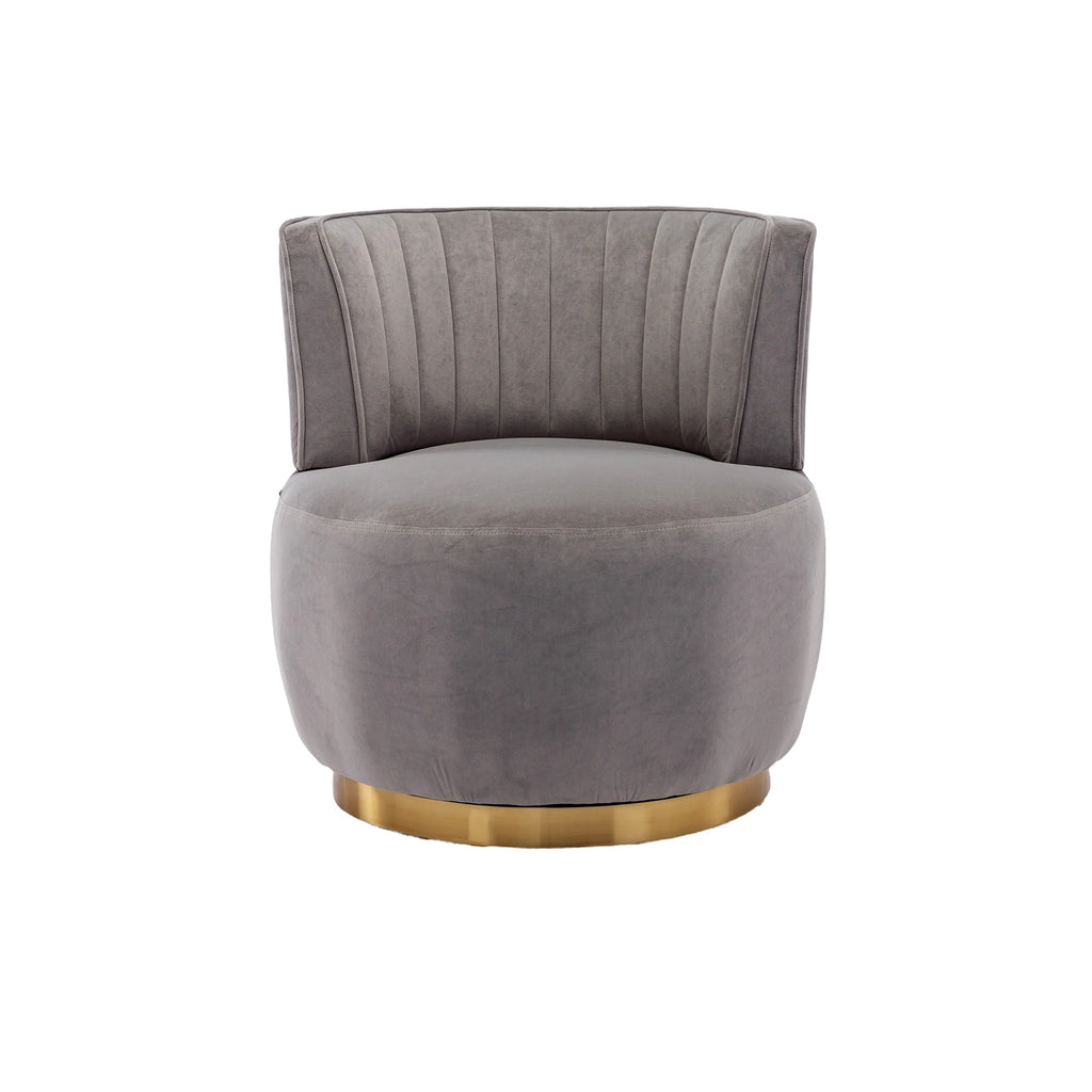 360 Degree Swivel Cuddle Barrel Accent Sofa Chairs