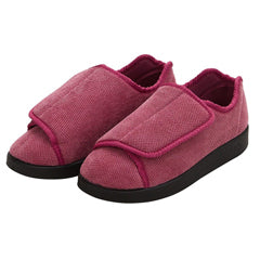 Silverts Slippers - Dusty Rose, Size 11 / 2X-Wide