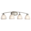 Kichler 45120NI Calleigh Bath 4-Light, Brushed Nickel