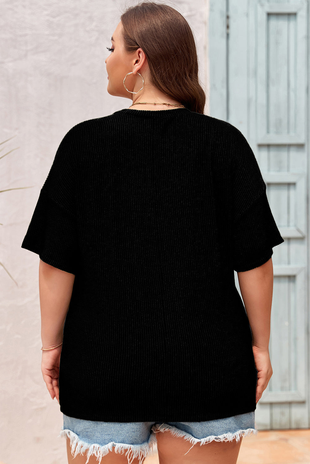 Maisie Shoulder T Shirt PLUS T-Shirt