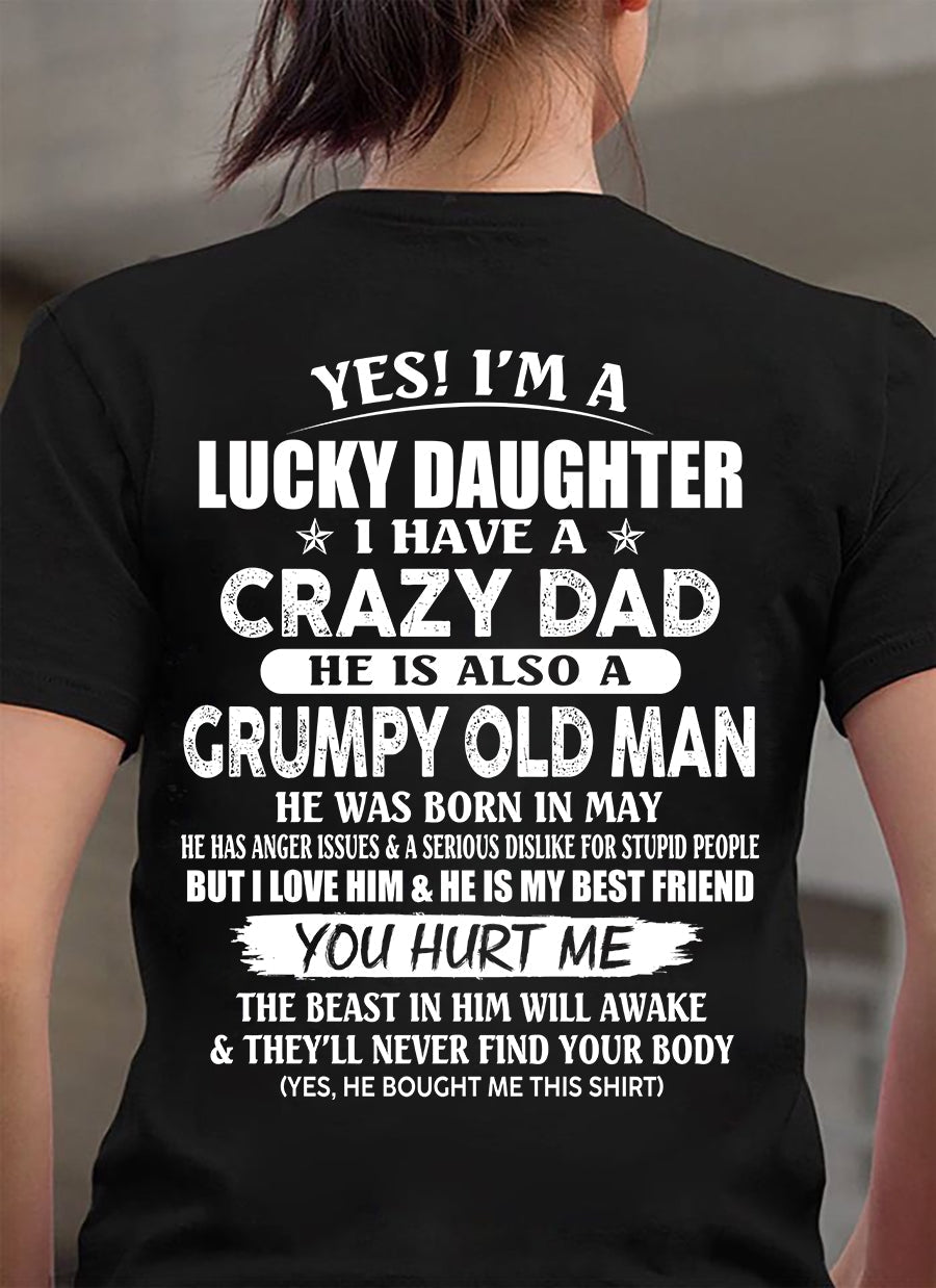 May - Awesome Grumpy Old Dad - Special gift for your daughter From Dad - NGHL05 (SKU10-50-05)