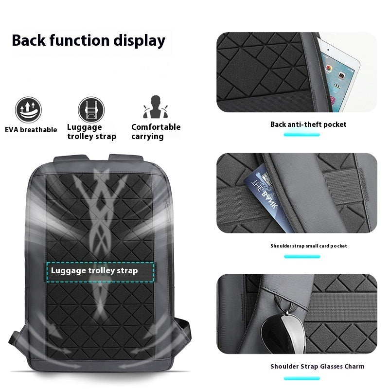 Lightweight Business Commute Leisure Travel Men's Backpack