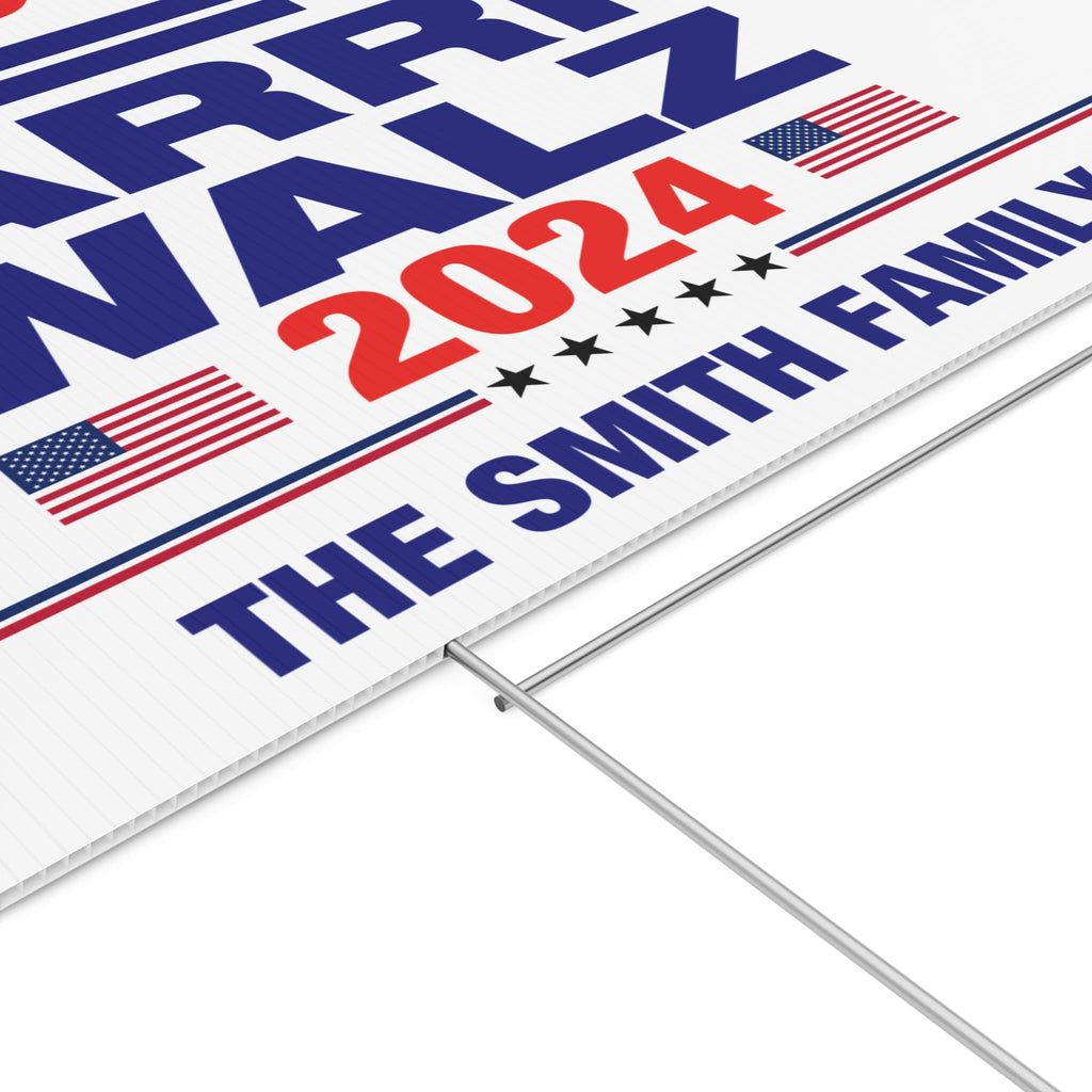 Custom Job For Harris Walz 2024 Yard Sign | Kamala Harris 2024 Yard Sign | Democrat Yard Sign T1446 - KH2