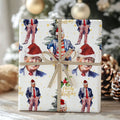 President Donald Wrapping Paper, President Gift Wrap for Christmas, President Unique Holiday Wrapping Paper M1827 - GOP