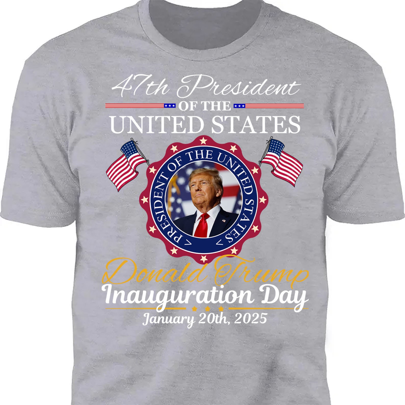Inauguration Day Shirt, President Trump 47th Tee, Political Shirt Dark 681879 - GOP