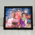 Let's Make Mother's Day Great Again Frame, Personalize Custom Photo with Trump Picture Frame, Photo with Trump, Donald Trump President, Family Gift Frame 682060 - GOP