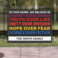 Personalized 8647 Anti Trump Resistance Sign, Custom Political Protest Yard Sign, Bold Anti Trump Message Yard Sign 682179
