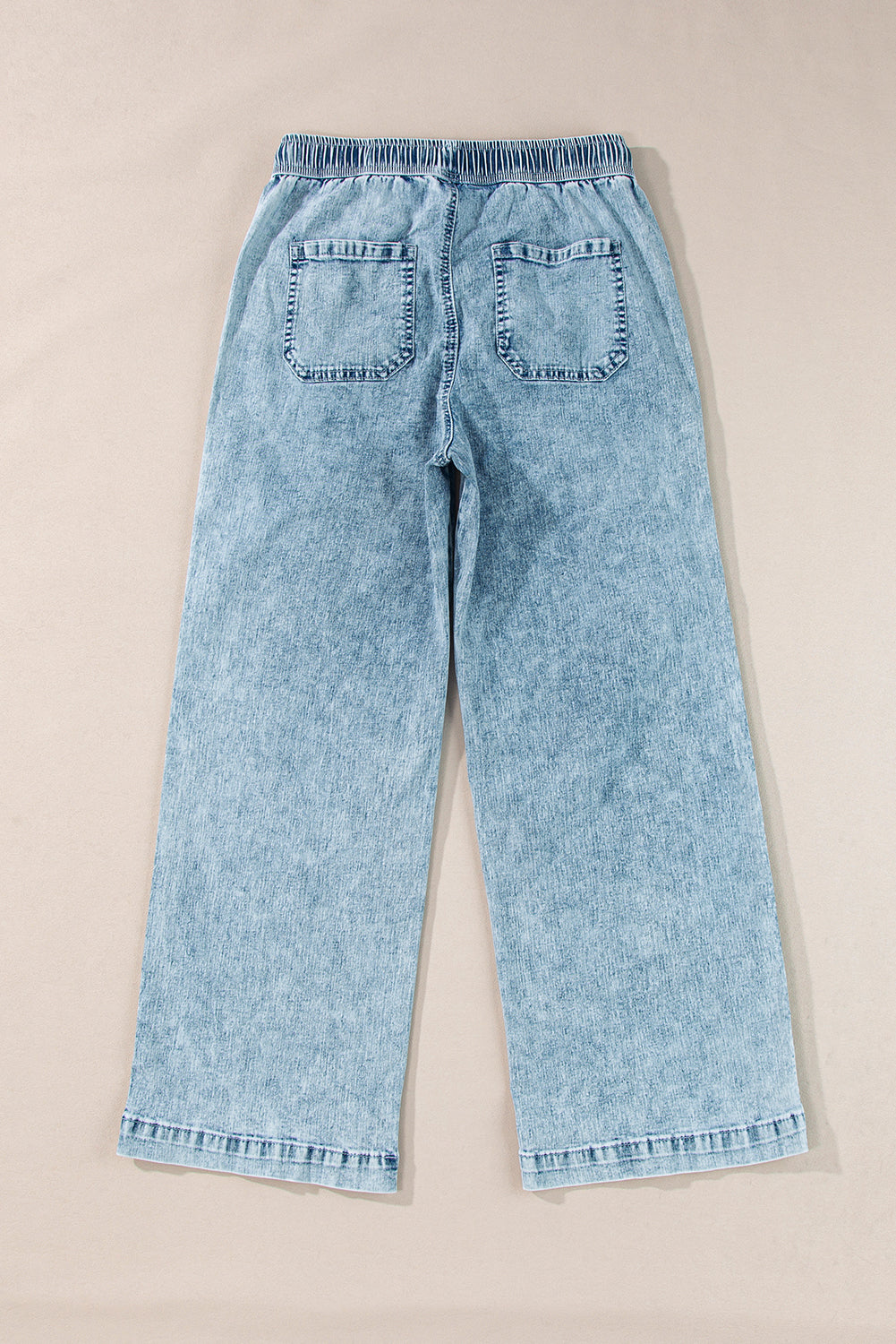 Yamileth Waistband Loose Straight Pants