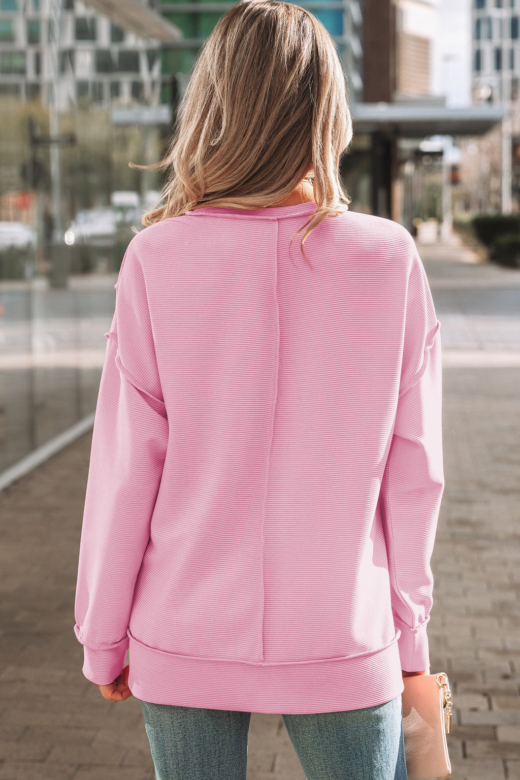Liv Drop Shoulder Baggy Pullover