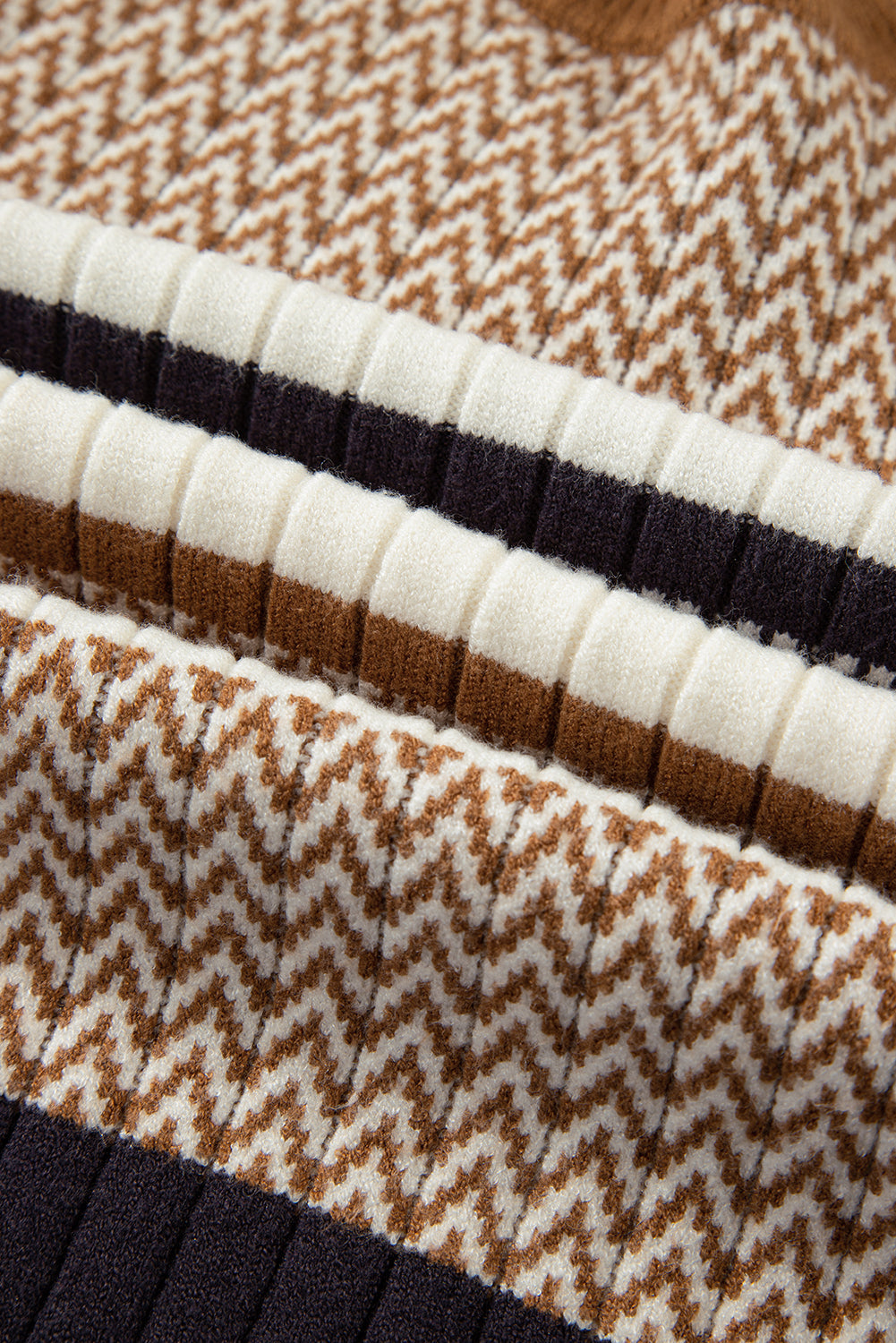 Avery Ribbed Trim Slim Sweater