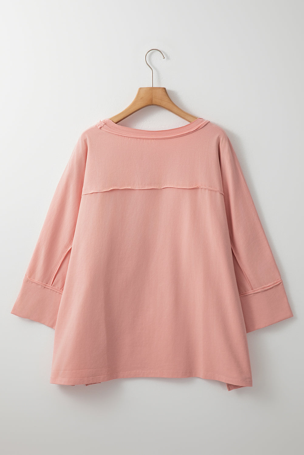 Naomi Floral Starbust Exposed Seam Mineral Wash Top