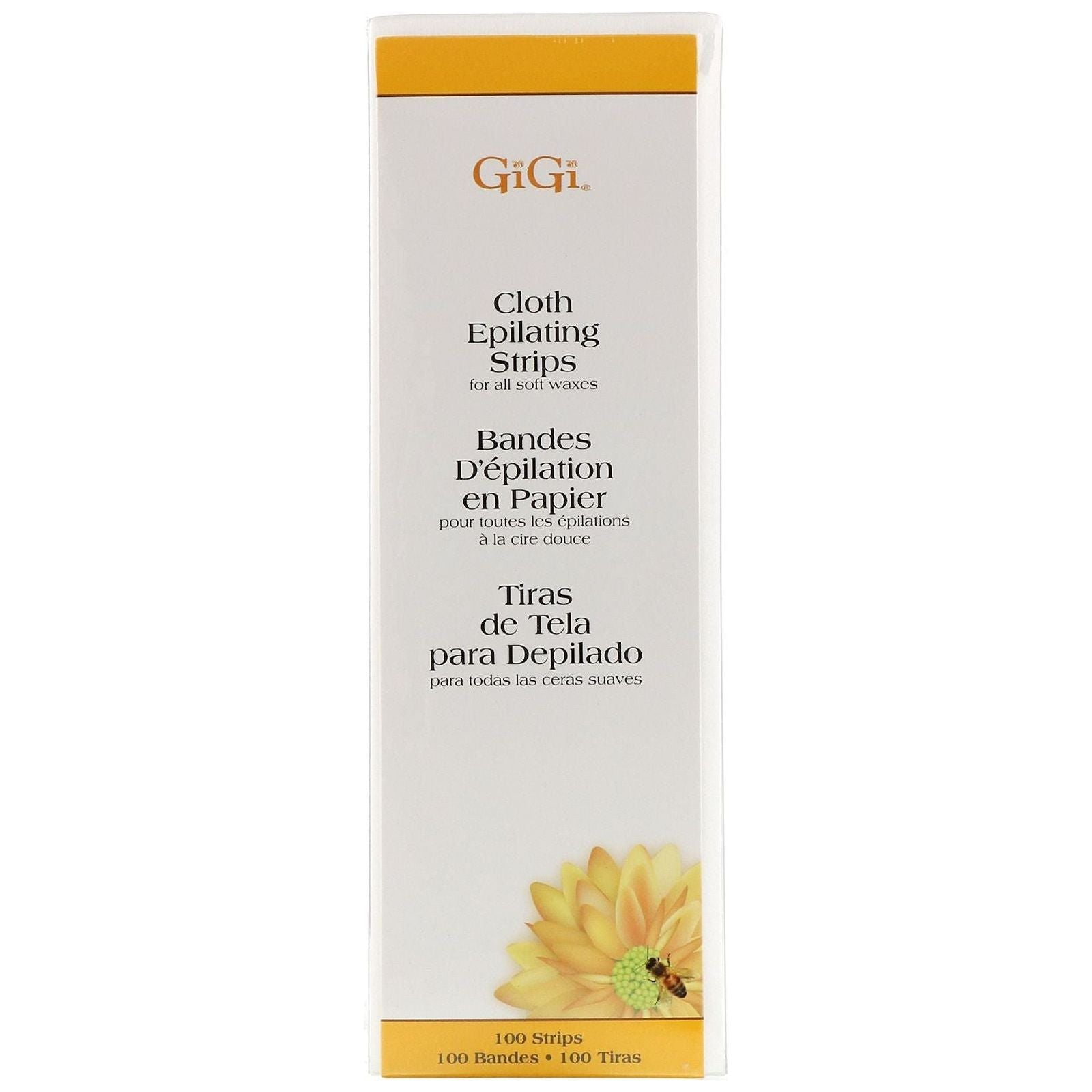 Gigi Large Cloth Epilating Strips 100 Pack