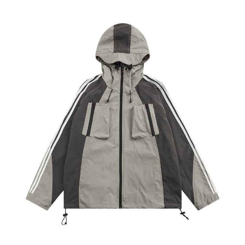 Waterproof Jacket Coat Female Stitching