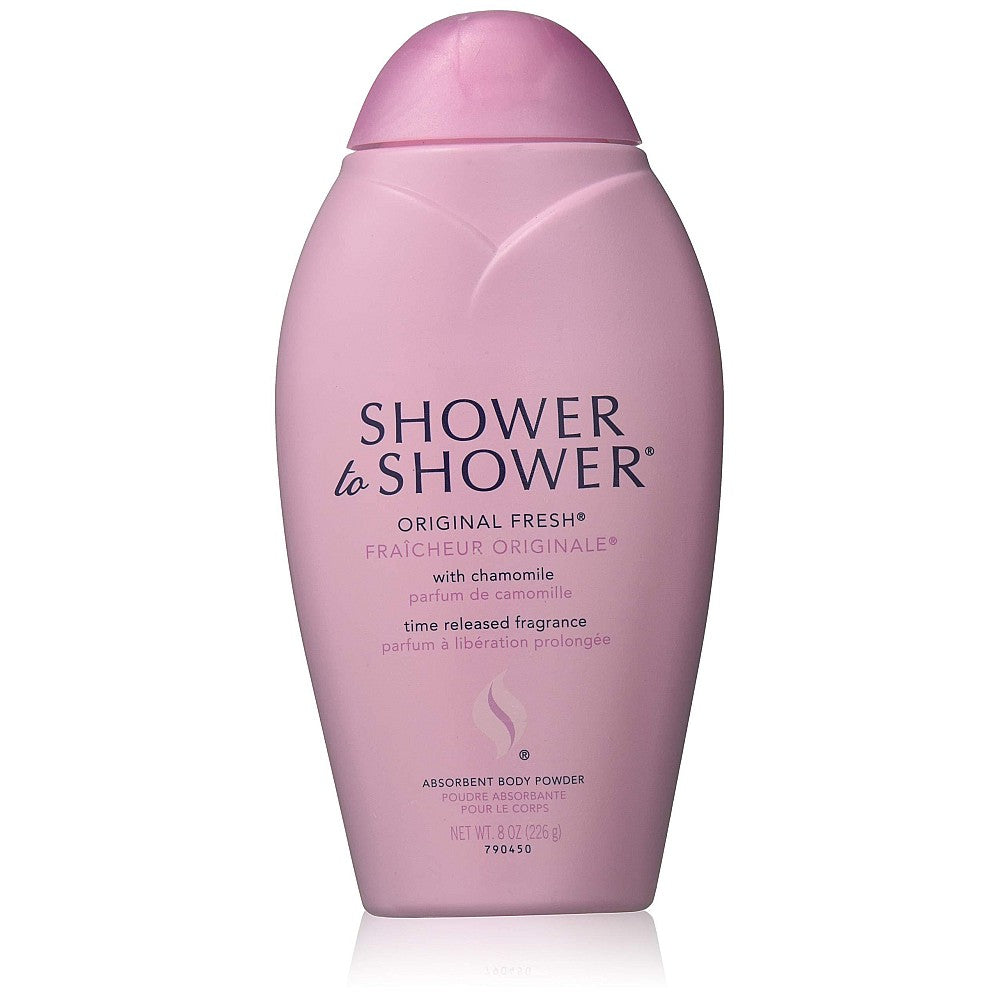 Shower To Shower Absorbent Original Fresh Body Powder 8 Oz