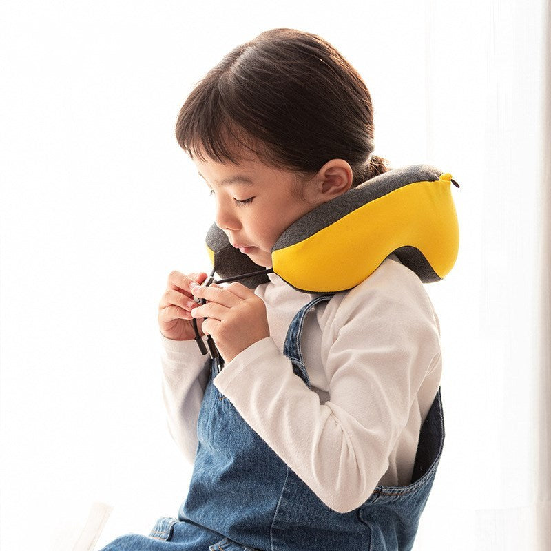 B. Duck duck U-shaped pillow neck pillow memory cotton travel U-shaped nap pillow train plane portable pillow