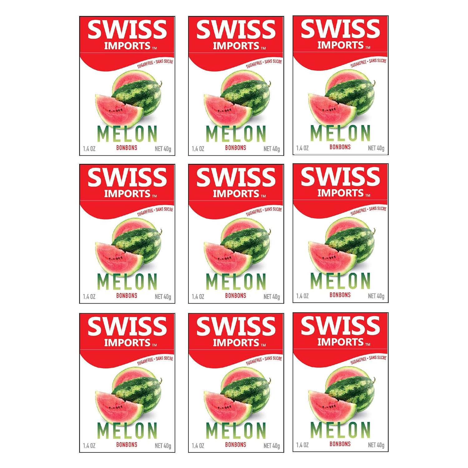 Swiss Imports Melon Sugarfree Candy Bonbons - 1.4oz