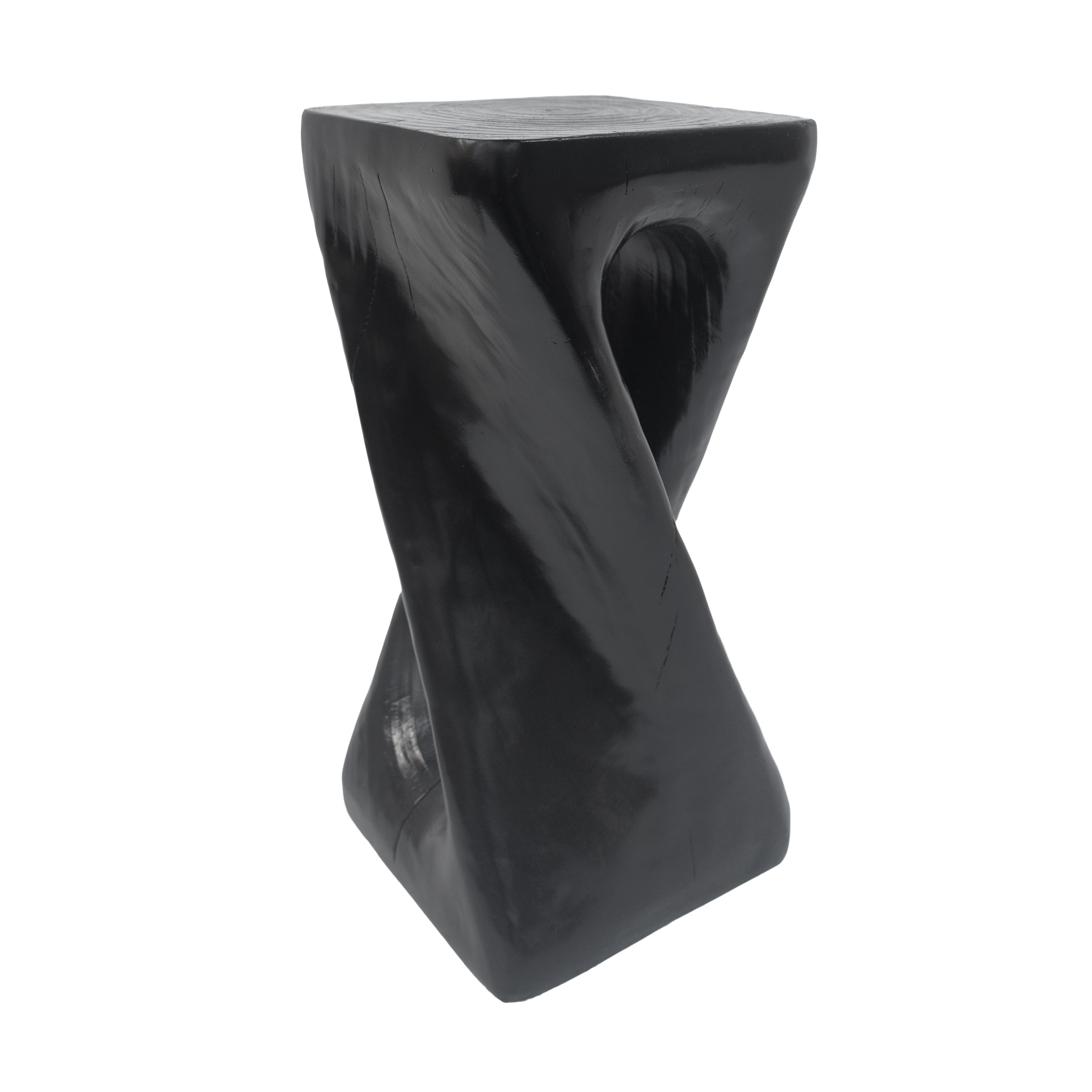 Outdoor Side Table Twist Shape End Table