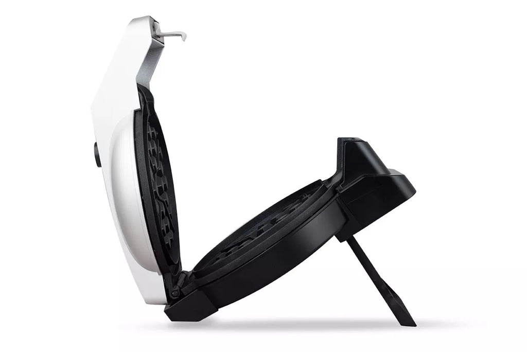 Kalorik Silver Easy Pour Belgian Waffle Maker with No-Spill Technology