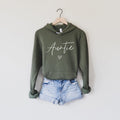 Auntie Sponge Fleece hoodie Sweatshirt (Heart Underneath)