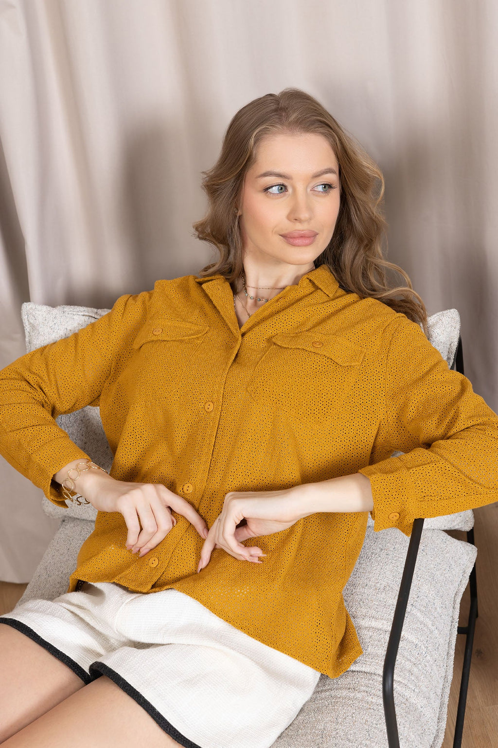 Caleen Macy Collared Shirt