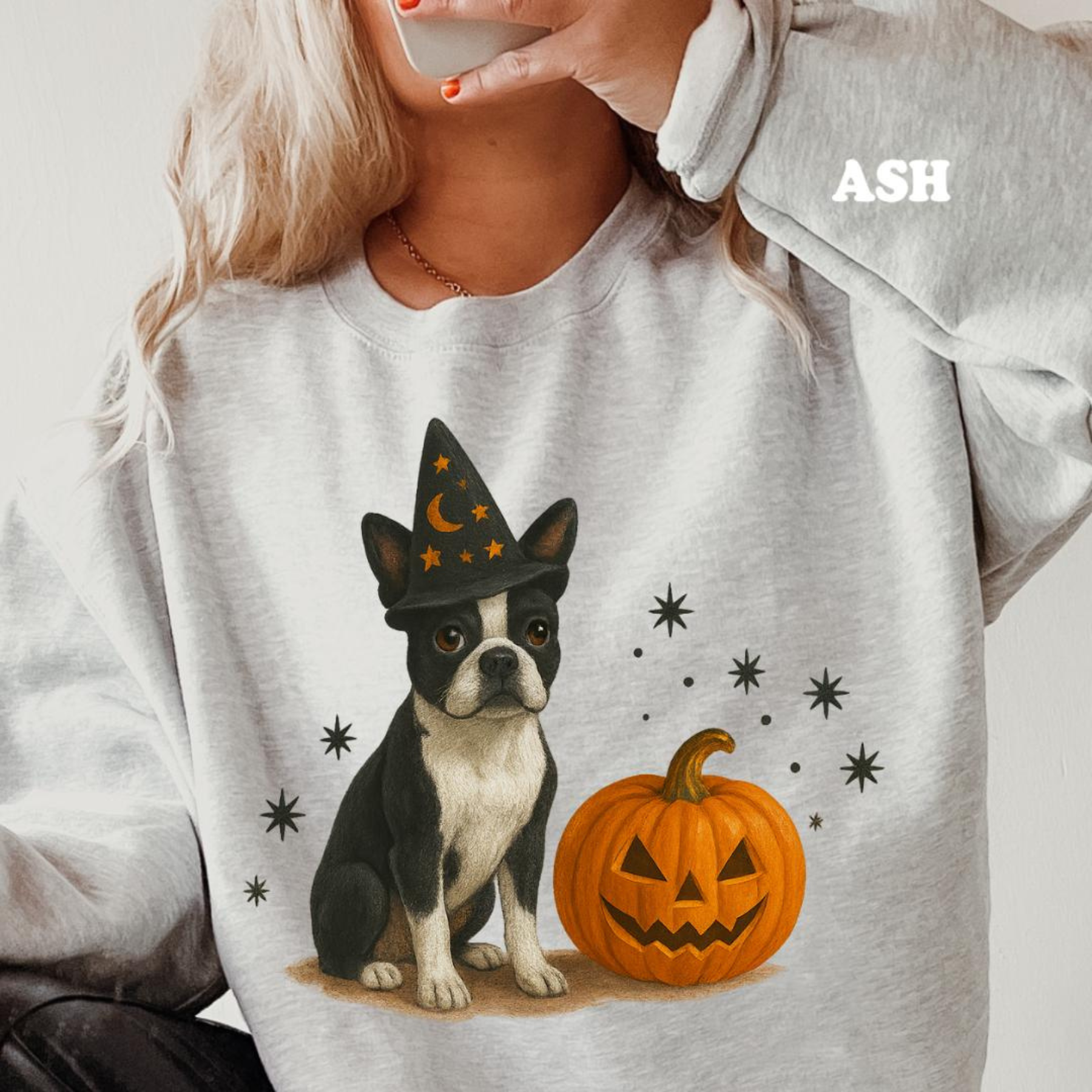 Halloween Witchy Dogs Shirt or Sweatshirt – Cute Unisex Fall Graphic Tee, Relaxed Fit - Part1