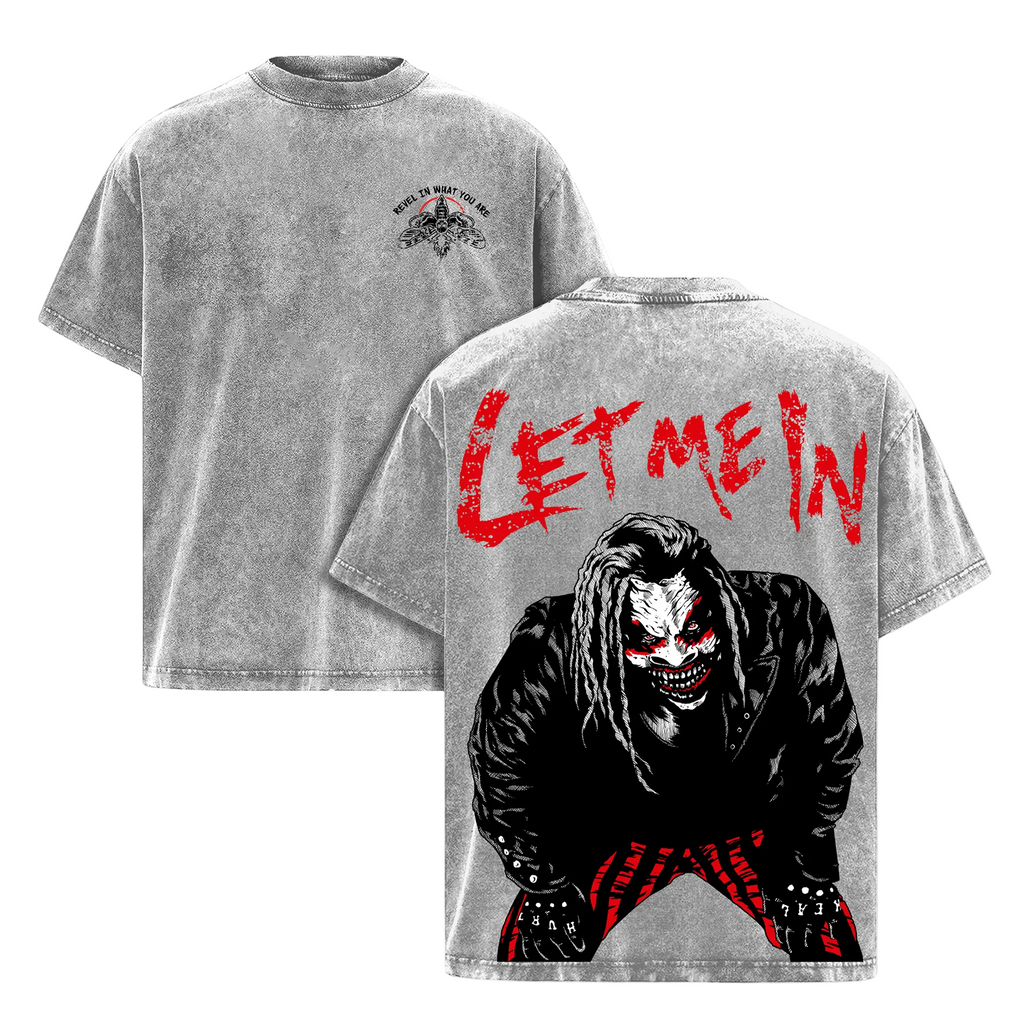Bray Wyatt "Let Me In" Vintage T-Shirt – Wrestler Shirt, WWE T-shirt, The Fiend, Unisex Graphic Tee
