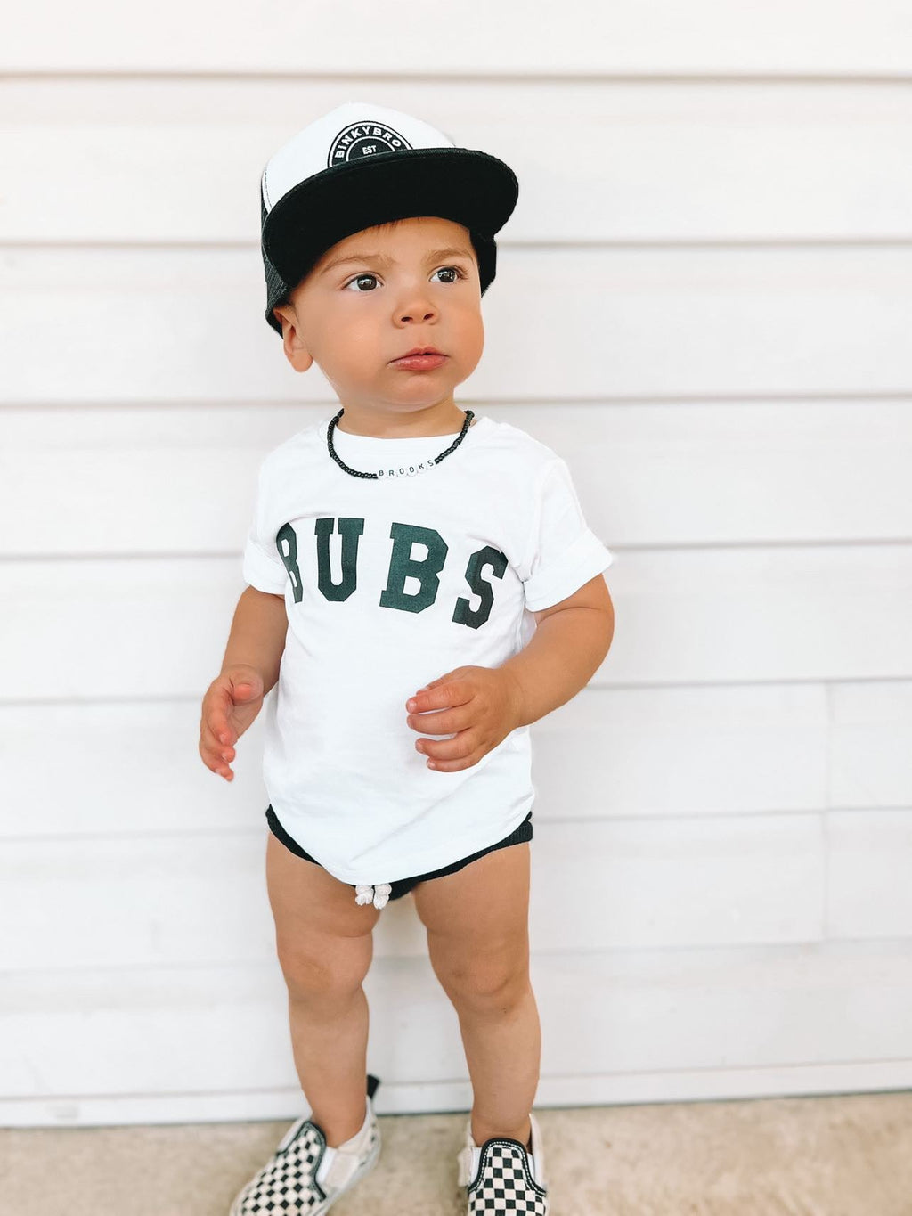 Bubs Organic Cotton Baby And Kids Tshirt (Block)