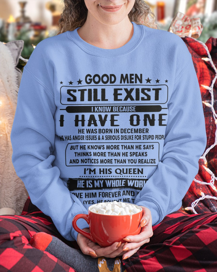 December - Good men Still Exist - gift for your girlfriend, wife from Husband - NGHL12 (SKU-GM-12)