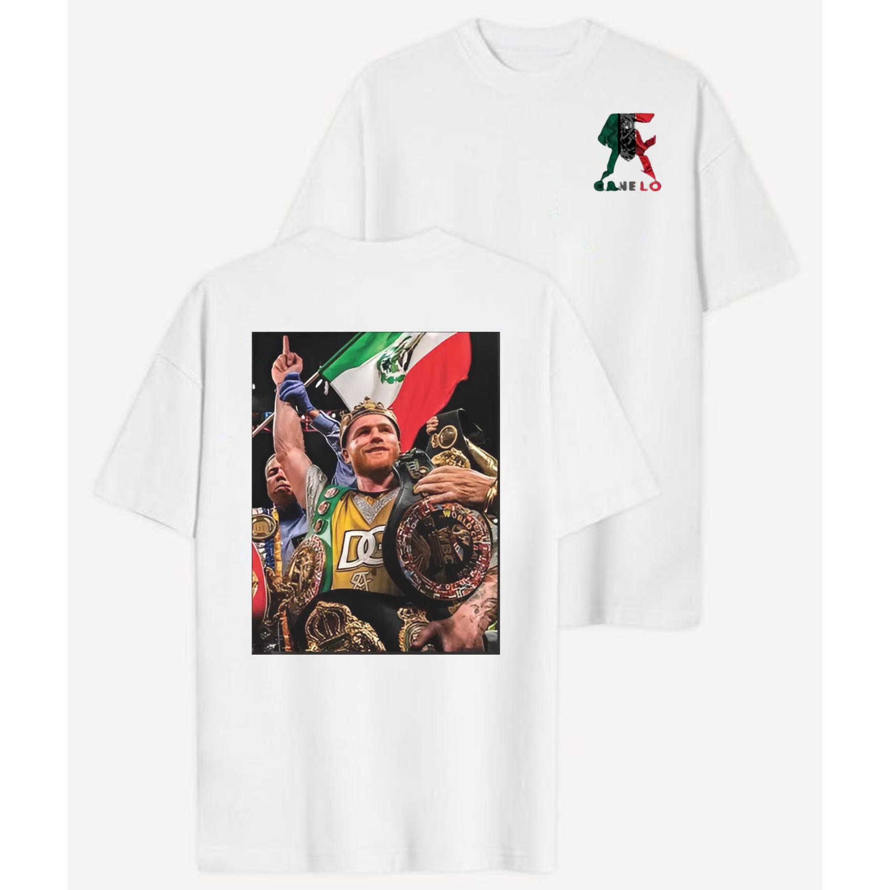Canelo 2-Sided T-Shirt – Boxing Champion Fan Apparel, Fashion Cotton, Unisex Graphic Tee for Men & Women