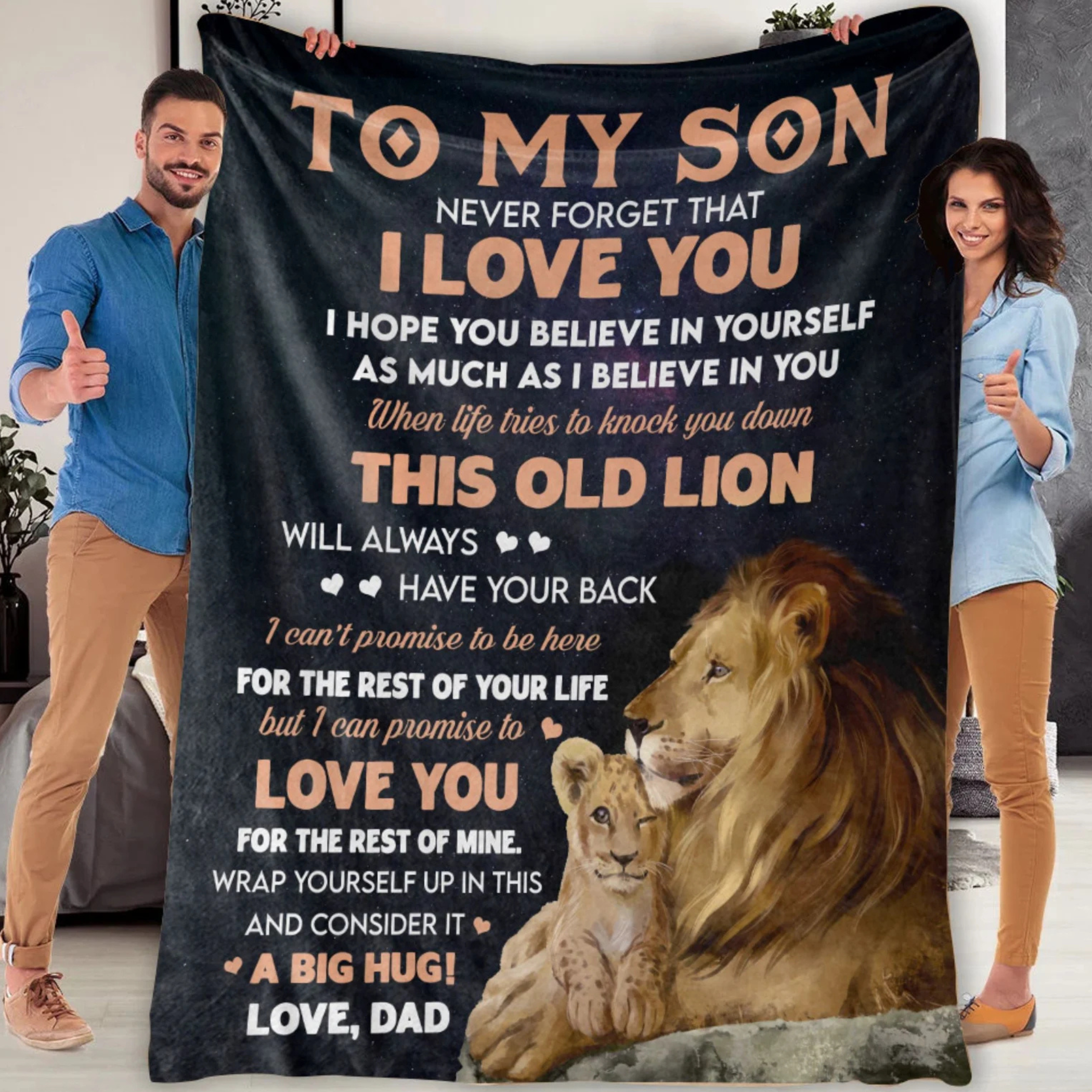 Special Gift For Daughter Blanket - From Dad
