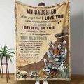 Special Gift For Daughter Blanket - A Soft Warmth From Dad