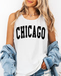 Chicago Illinois State City Comfort Colors Tank Top – USA Travel Graphic Summer Essential