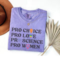 Comfort Colors Pro-Choice Feminist Shirt – Women’s Rights Tee, LGBTQ+ Pride & Activist Apparel