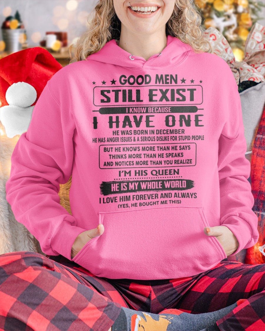 December - Good men Still Exist - gift for your girlfriend, wife from Husband - NGHL12 (SKU-GM-12)