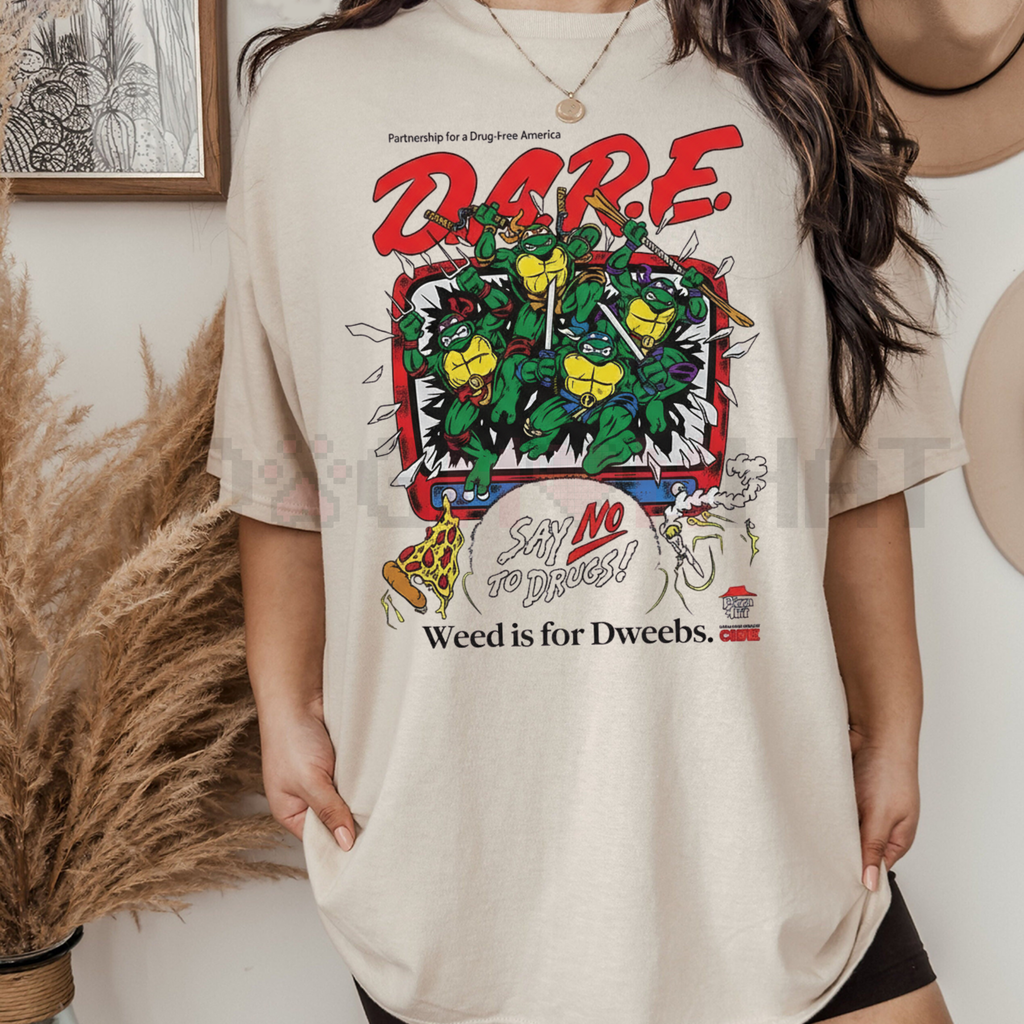 DARE Say No To Drugs Ninja Turtles T-Shirt