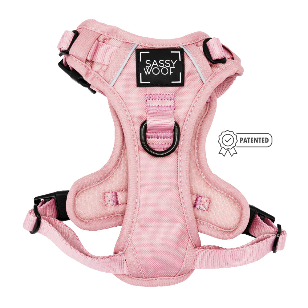 Dog Step-in Harness - Dusty Rose
