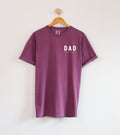 Dad Personalized est year Comfort Colors T Shirt (cali left chest)