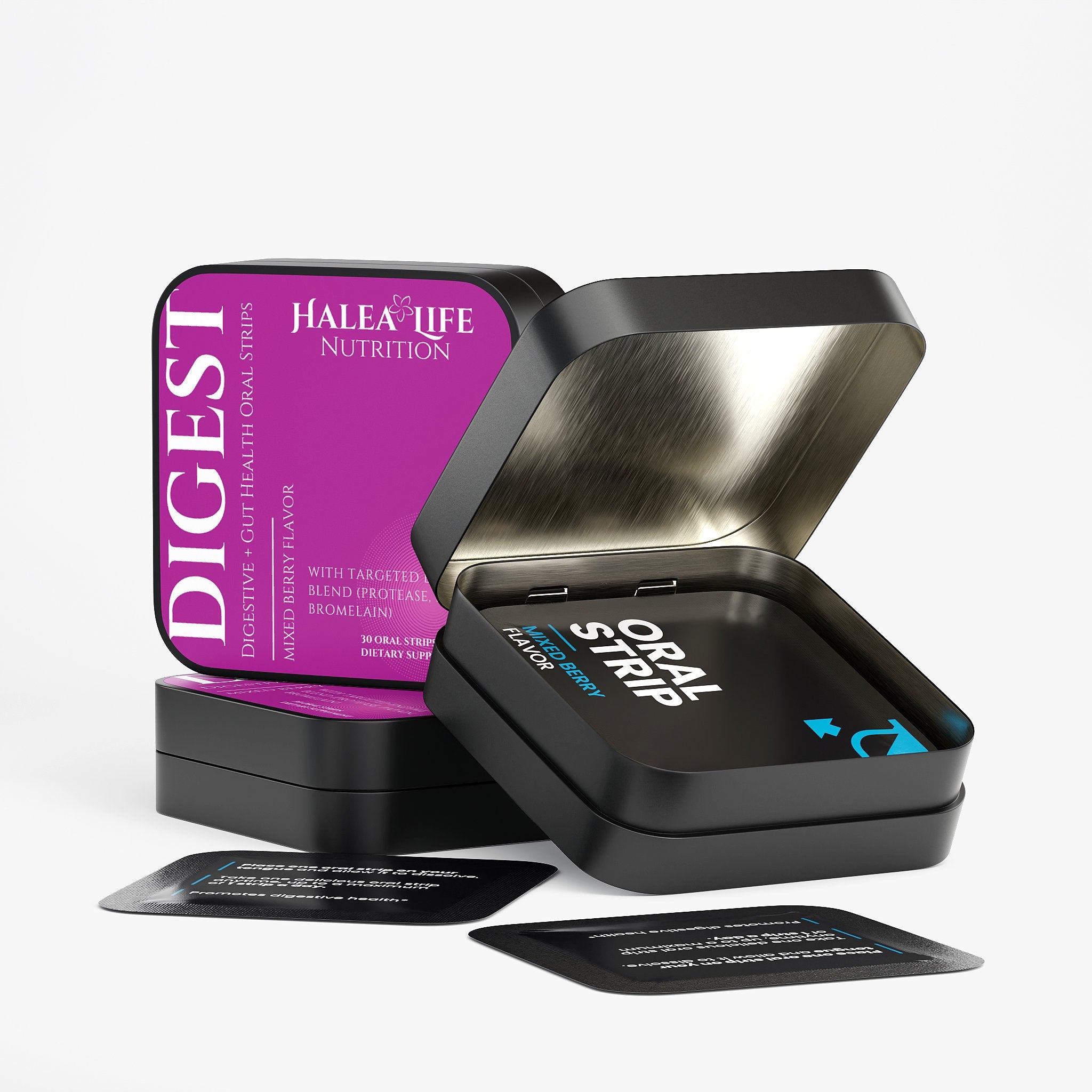 Digestive Support Strips - Probiotics + Digestive Enzymes