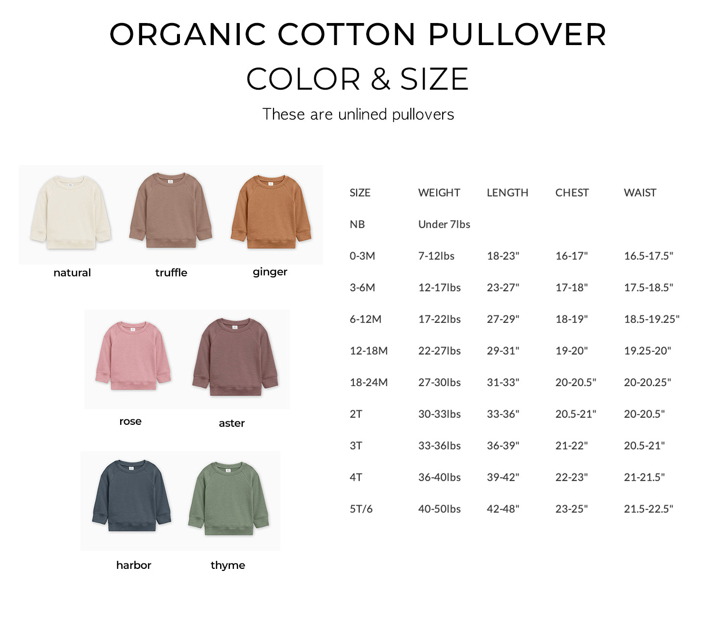 Farm Fresh Pumpkins Organic Cotton Baby and Toddler Fall and Winter Pullover