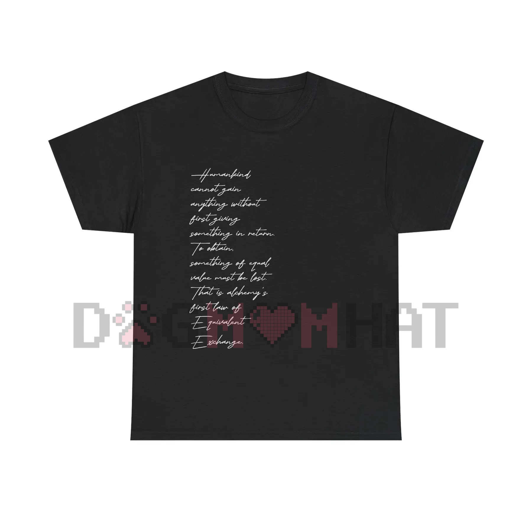 Equivalent Exchange T-Shirt – Fullmetal Alchemist Fan Apparel, Anime Manga Tee