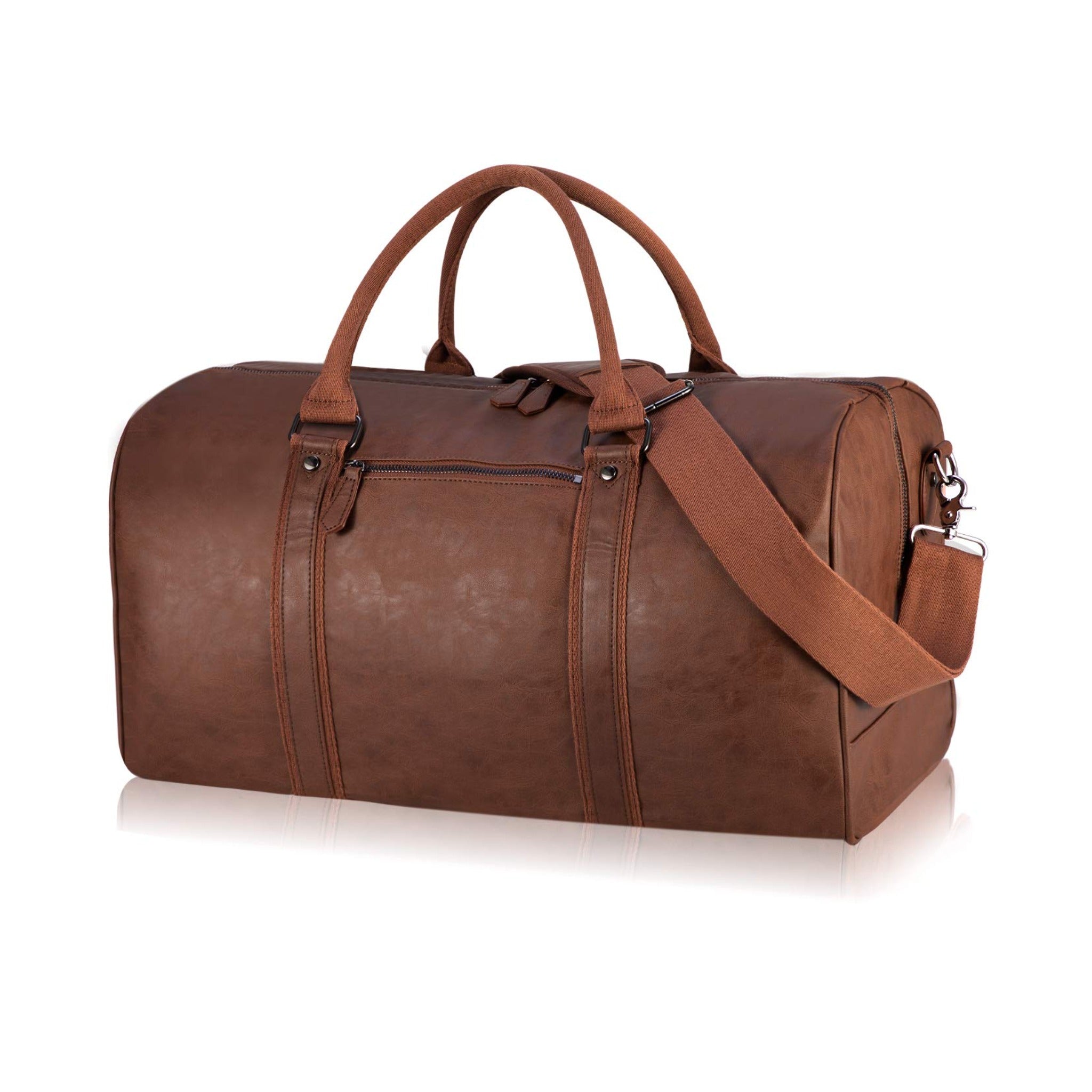 Men's Leather Duffel Bag – Executive Commuter Carry