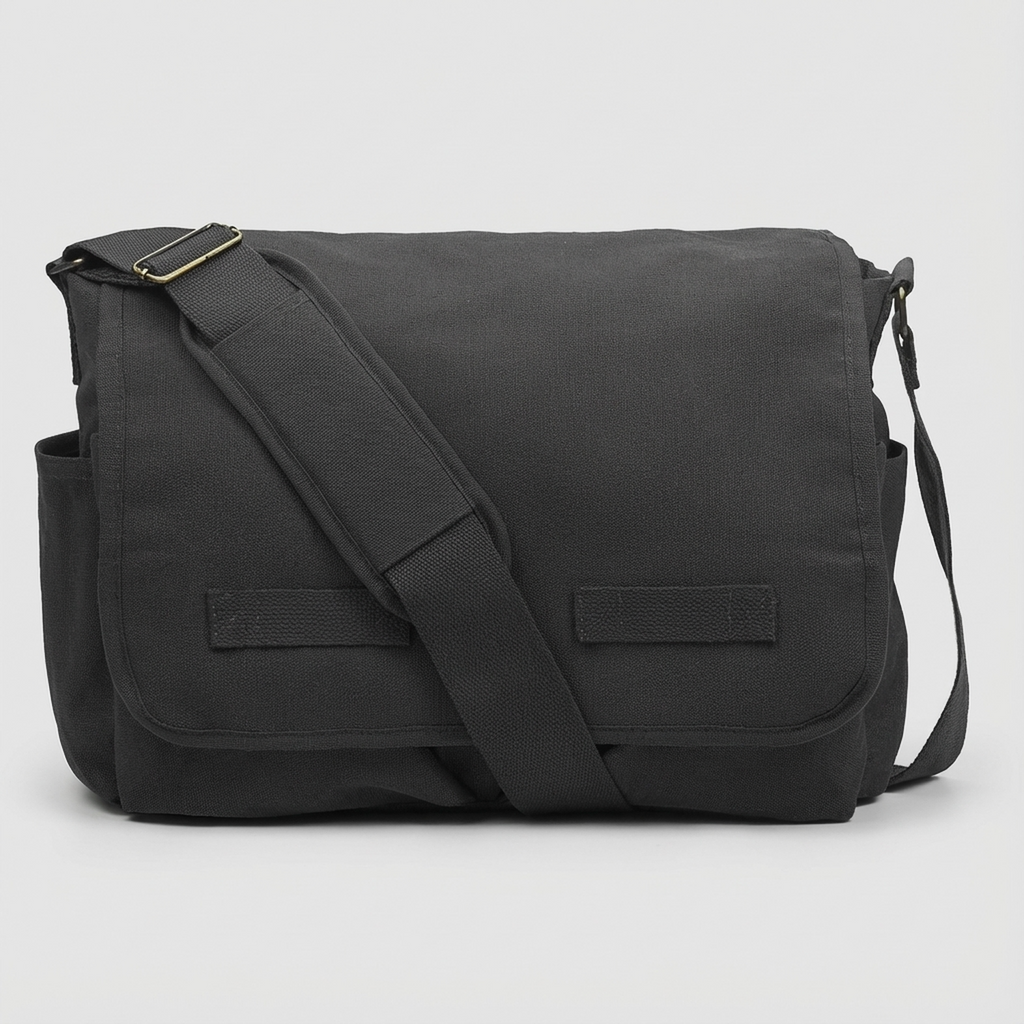 Men's Canvas Messenger Bag – Daily Commuter Carry