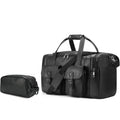 Men’s Leather Duffel Bag – With Toiletry Set