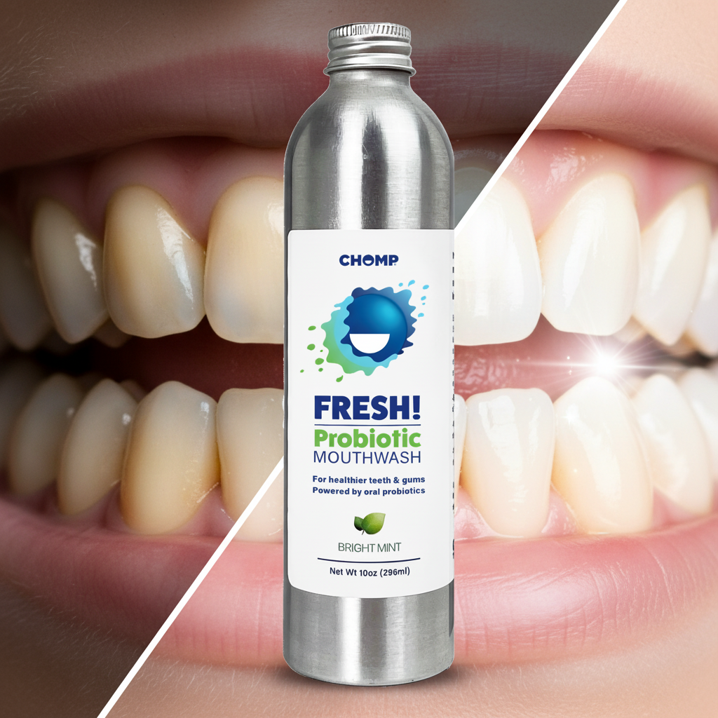 FRESH! Probiotic Bright Mint Mouthwash