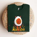 Funny Deviled Egg T-Shirt – Retro Holiday Graphic Tee, Gift for Foodies, Unisex Cotton Top