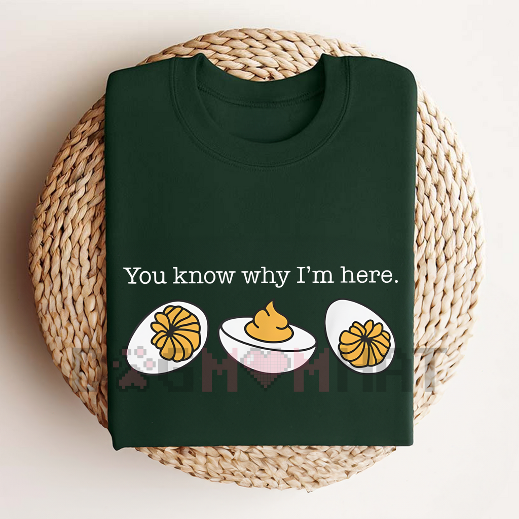 Funny Deviled Egg Thanksgiving T-Shirt – Retro Holiday Graphic Tee