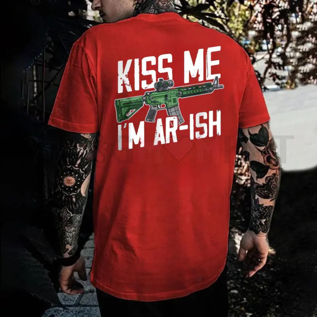 Funny 'Kiss Me I'm AR-ish' St. Patrick's Day Shirt